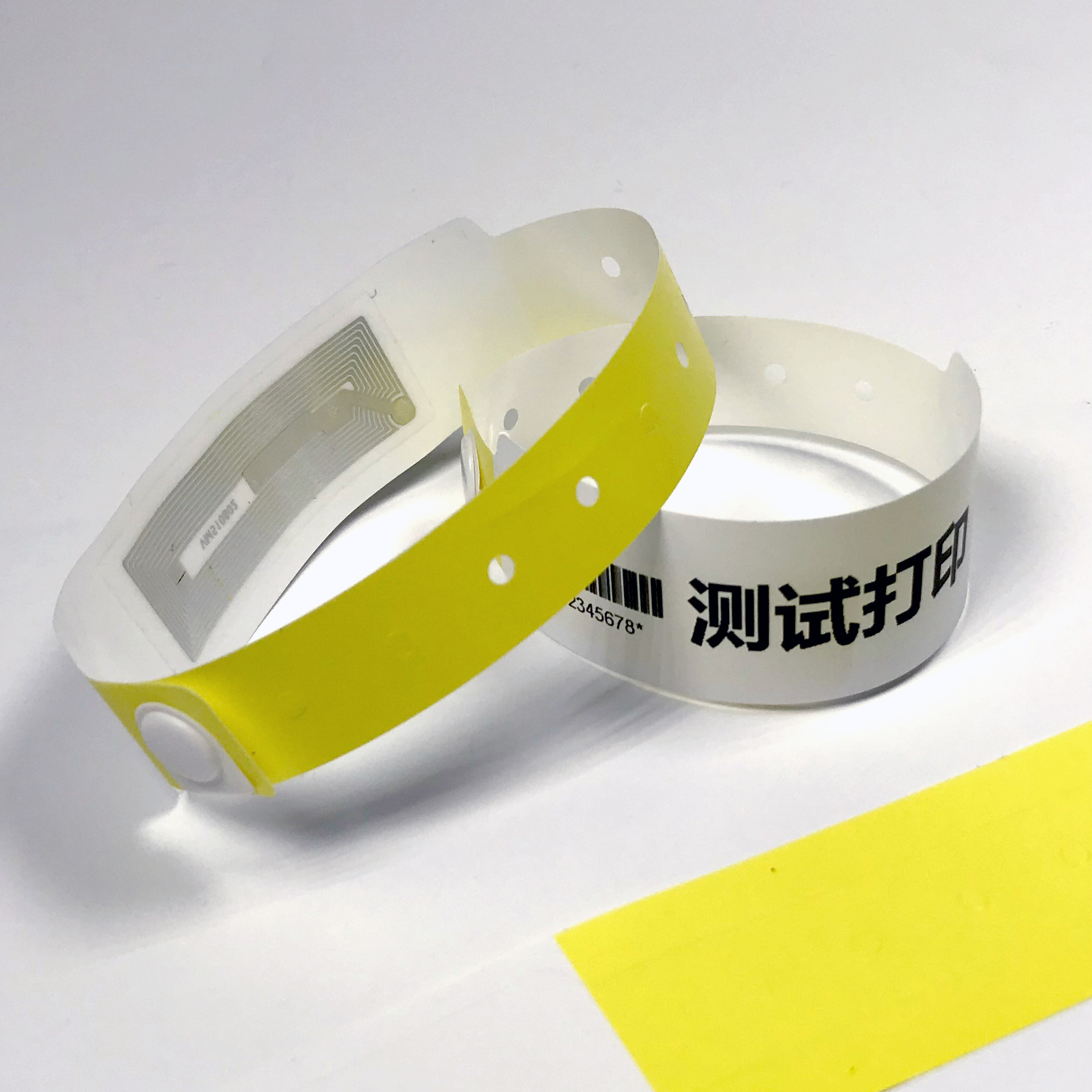 RFID printed wristband